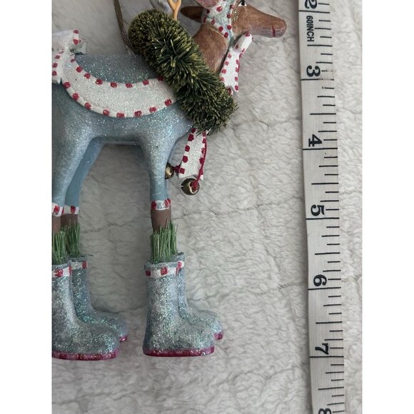 Patience Brewster Krinkles Ornament DASHAWAY DASHER Reindeer 08-30233 w/ box - Picture 7 of 7